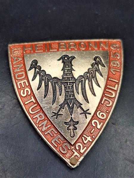 Landesturnfest 1959 Heilbronn Turnerbund Sport Badge Abzeichen Orden