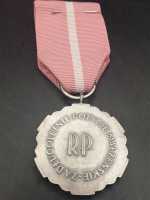 Polen Verdienstmedaille Za Dlugoletnie Pozycie Malzenskie +Band Militaria Polska