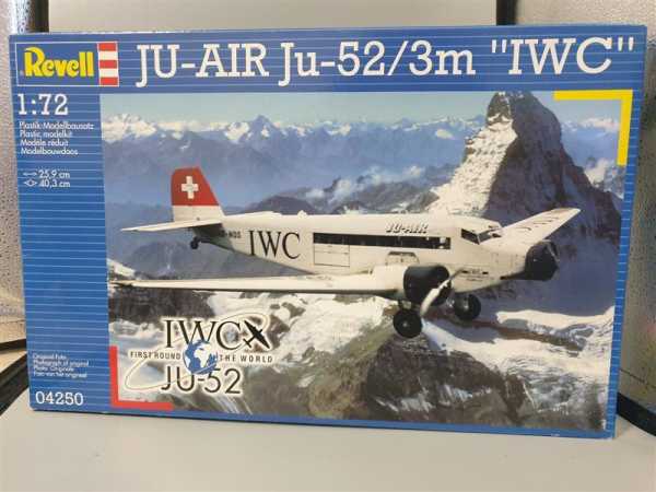 Revell 04250 Ju-Air Ju 52/3m IWC Tante Ju Schweiz Modellbau 1:72 Flugzeug