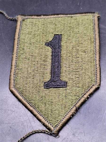 US Patch 1st Infantry Unit Einheit 2. WK Ärmelabzeichen Militaria Uniform