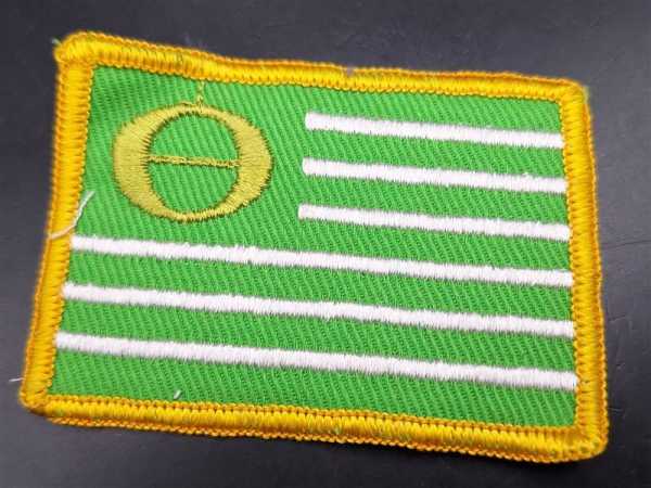 US Patch Ärmelabzeichen Ökologie Ecology Vintage Fahne Flagg