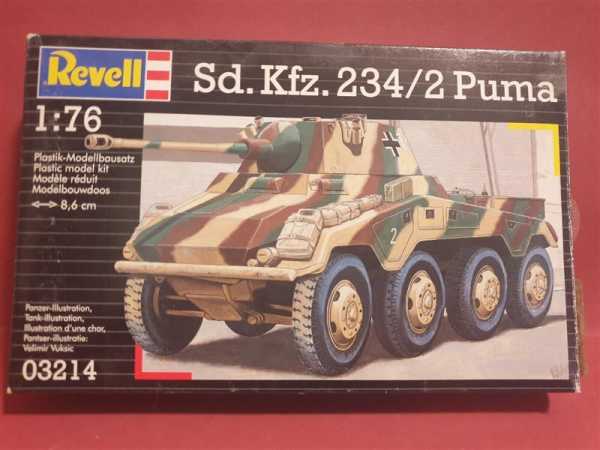 Revell 03214 Sd.Kfz. 234/2 Puma Panzer Militaria Bodenfahrzeug 1:76