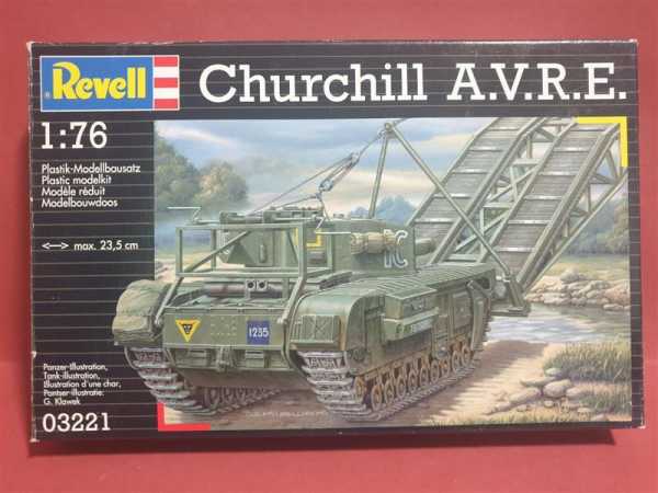 Revell 03221 Churchill A.V.R.E. Pionierpanzer Militaria Bodenfahrzeug 1:76