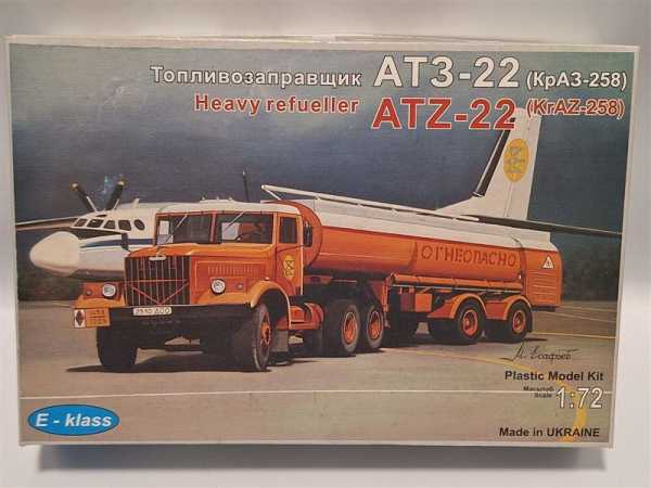 AT3-22 ATZ-22 KrAz-258 Ukraine LKW Benzin Heavy Refueller Modellbausatz 1:72 RAR