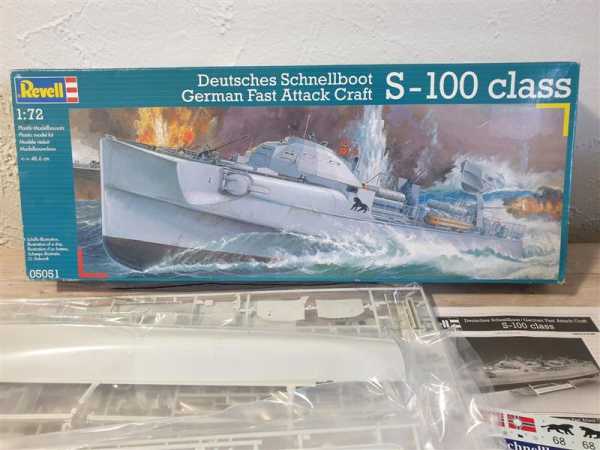 Revell 05051 Deutsches Schnellboot S-100 Class Modellbau Satz 1:72 Marine 2. WK