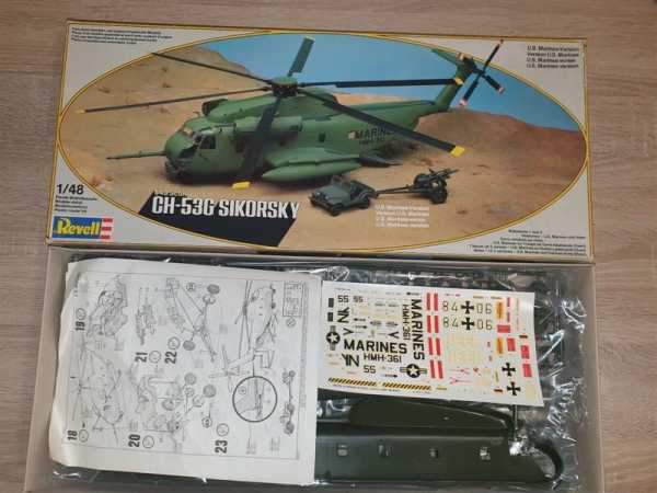 Revell 4511 CH-53G Sikorsky U.S. Marines Heer Army Militaria Modellbau 1:48 RAR!