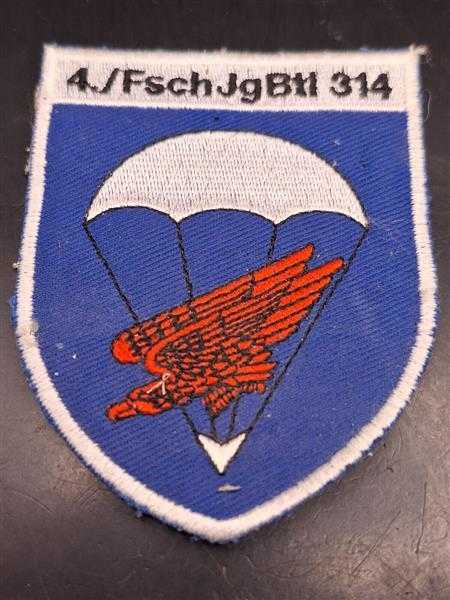 Bundeswehr Ärmelabzeichen 4./FschJgBtl 314 Fallschirmjäger