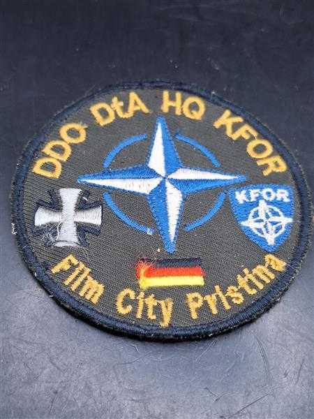 Bundeswehr Ärmelabzeichen Klett Luftwaffe Fallschirmjäger KFOR DDO DTA Pristina