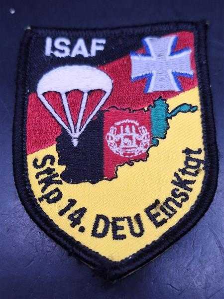 Bundeswehr Ärmelabzeichen Klett Luftwaffe ISAF StKp 14. DEU EinsKtgt Patch RAR