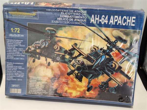 DF317 AH-64 Apache 1:72 Helicopter Angriffs Hubschrauber Modellbausatz