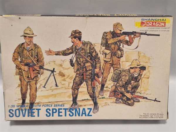 Dragon 3002 Soviet Spetsnaz Spezialeinheit 1:35 Elite Figuren Modellbausatz