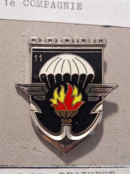 Frankreich France Orden Badge 17e Regiment 11e Compagnie Parachute RGP Springer