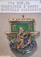 Frankreich France Orden Badge 17e Regiment Appui Caledoni...