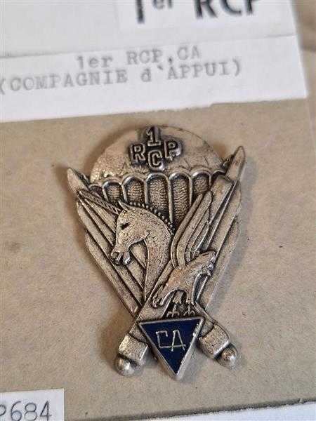 Frankreich France Orden Badge 1er RCP CA Compagnie d´ Appui Parachute Springer