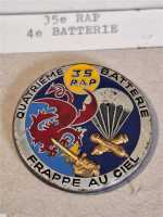 Frankreich France Orden Badge 35e RAP 4e Batterie Frappe...