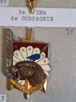 Frankreich France Orden Badge 3e RPIMa 4e Compagnie