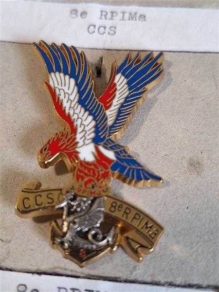 Frankreich France Orden Badge 8e Regiment Parachutiste CCS Dragon Fallschimjäger