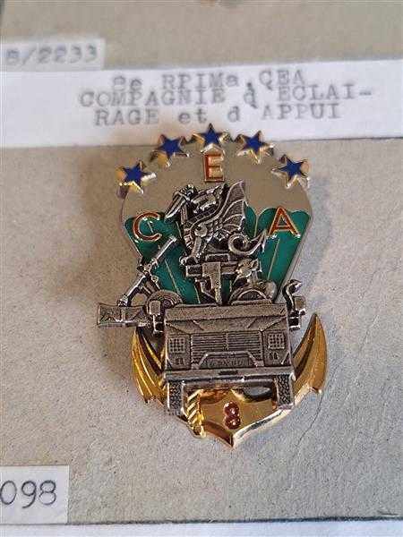 Frankreich France Orden Badge 8e Regiment Parachutiste CEA Eclairage et Appui