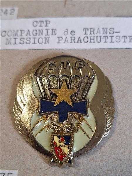 Frankreich France Orden Badge CTP Compagnie de Transmission Parachutistes 14 RPC