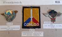 Frankreich France Orden Badge RLA COMLOG Commandement 1er Parachutistes Falli