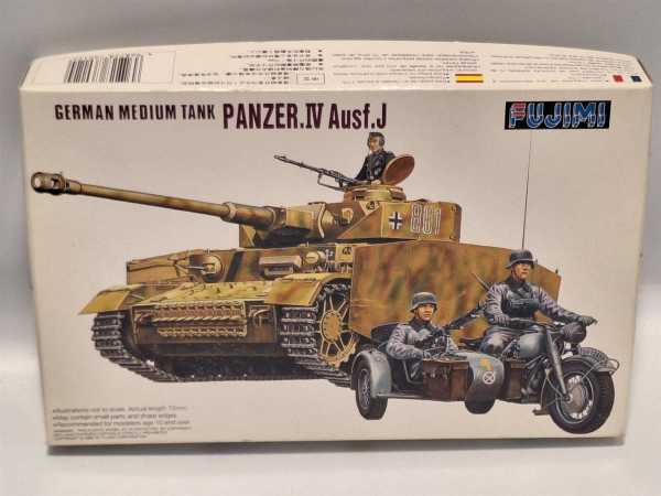 Fujimi 76012 German Medium Tank Panzer IV Ausf. J 1:76 Modellbausatz RAR