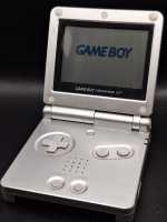 Handheld GBA Nintendo Game Boy Advance SP Konsole Silber...