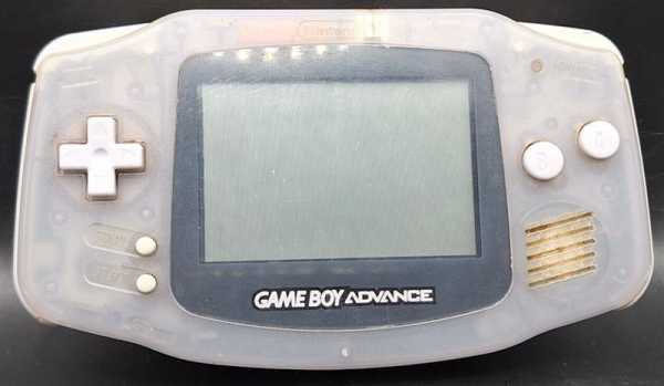 Handheld GBA Nintendo GameBoy Advance Konsole Transparent Blau Clear Blue