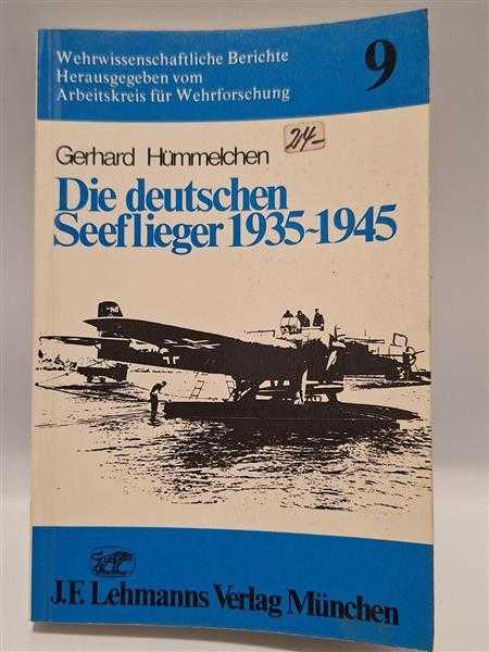 Hümmelchen Die Deutschen Seeflieger 1935-1945 Wehrforschung Luftwaffe 2. WK