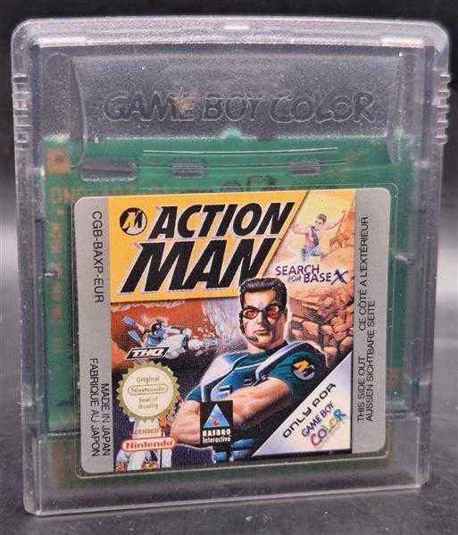 Modul Nintendo GameBoy Color Spiel Action Man Search for Base X