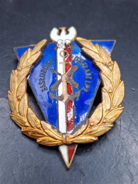 Polen Orden Polska Polski Badge Militaria Zasluzony Działacz Lpz Armee Aktivist