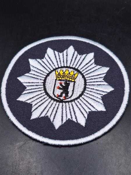 Polizei Ärmelabzeichen Berlin Stoffabzeichen Patch Frühe Jahre Uniform Police