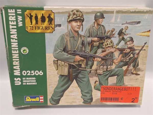 Revell 02506 US Marineinfanterie WWII 50 Soldaten 1:72 Figuren Modellbausatz