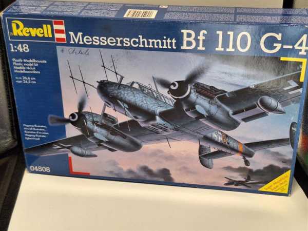 Revell 04508 Messerschmitt Bf 110G-4 1:48 Modellbausatz Flugzeug RAR