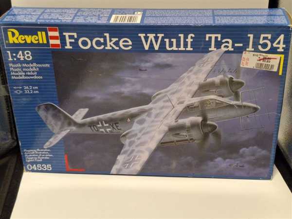 Revell 04535 Fw Focke Wulf Ta-154 1:48 Modellbausatz Flugzeug RAR