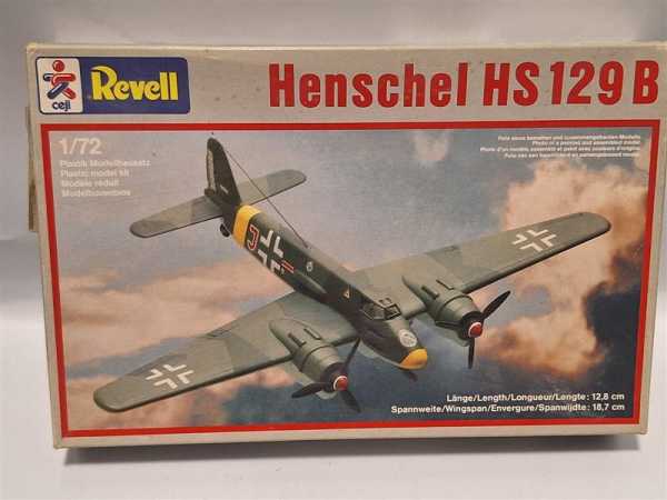 Revell 4169 Henschel HS 129 B Modellbau Flugzeug 1:72