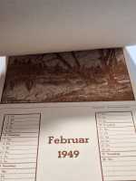 Saar Heimat Kalender 1949 mit 12 Künstlerpostkarten Vogelgesang Kirkel Saarland