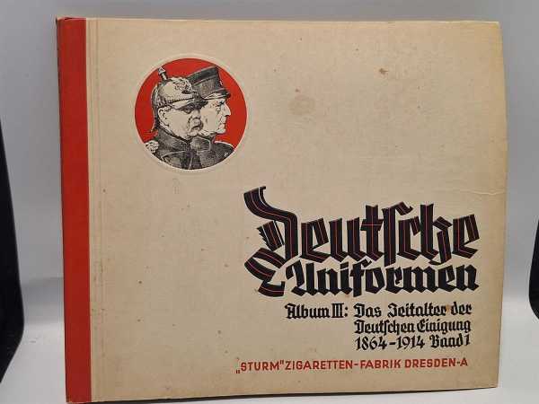 Zigarettenbilderalbum Deutsche Uniformen Zeitalter der Deutschen Einigung 1864