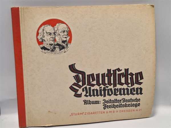 Zigarettenbilderalbum Deutsche Uniformen Zeitalter Deutsche Freiheitskriege