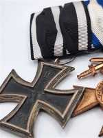 4 Ordensspange Eiserne Kreuz Bayern Verdienstkreuz Schwerter Dienstauszeichnung