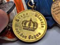 4er Ordensspange Eiserne Kreuz Treue Dienste 12 Jahre Preußen Medaille Militaria