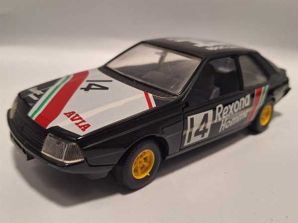 Bburago Renault Fuego Rennauto Werbung Modellbau Fertigmodell Auto 1:24 RAR