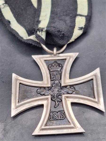 Eiserne Kreuz EK Militaria 1813 - 1914 Orden Militaria Mit Bandstück Glanz 41