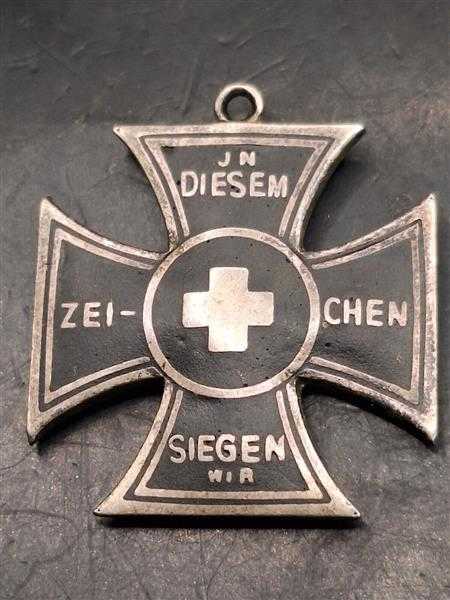 Eisernes Kreuz Miniatur Orden EK 29mm 1914 In diesem Zeichen Siegen wir RAR