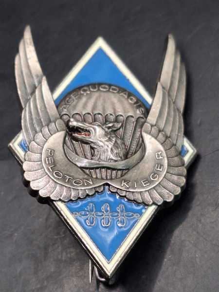 Frankreich France Orden Badge 1er RHP Fallschirmjäger Peloton Kieger Parachute