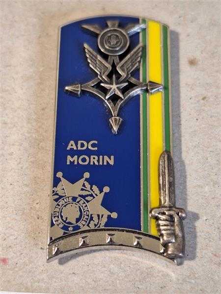 Frankreich France Orden Badge Prüfung Promotion ADC Morin