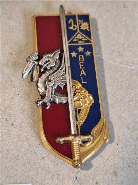 Frankreich France Orden Badge Prüfung Promotion Beal Drache Dragon Regiment