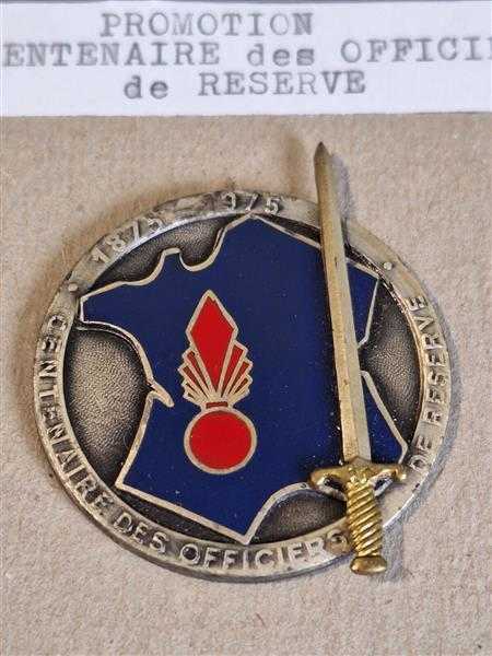 Frankreich France Orden Badge Prüfung Promotion Centenaire des Officiers Reserve