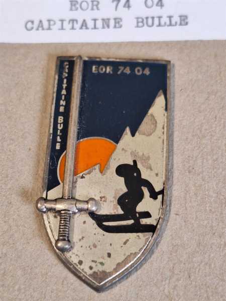 Frankreich France Orden Badge Prüfung Promotion EOR 74 04 Capitaine Bulle