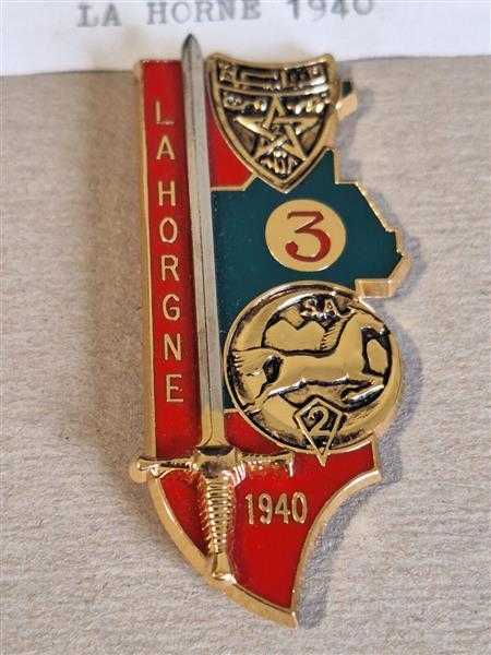 Frankreich France Orden Badge Prüfung Promotion La Horne 1940