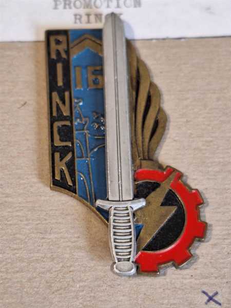 Frankreich France Orden Badge Prüfung Promotion Rinck 16 Regiment